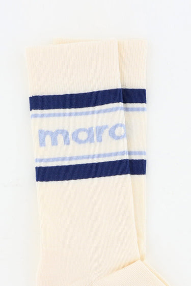 Isabel Marant sokken Dona CT003JFA-D1C14A ecru/blue