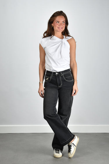 Isabel Marant t-shirt Nayda TS0175FA-A1N41I white