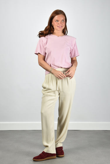 Isabel Marant t-shirt Zelitos TS0041FA-A1N41I pale pink