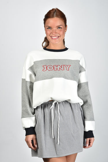 JOHNY trui OSCAR off white/grey
