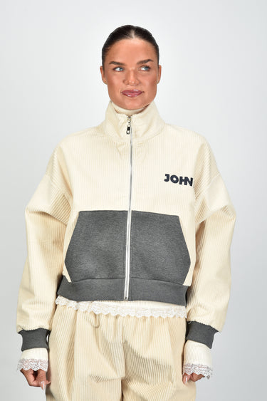 JOHNY vest LEONNE RIB 02 beige