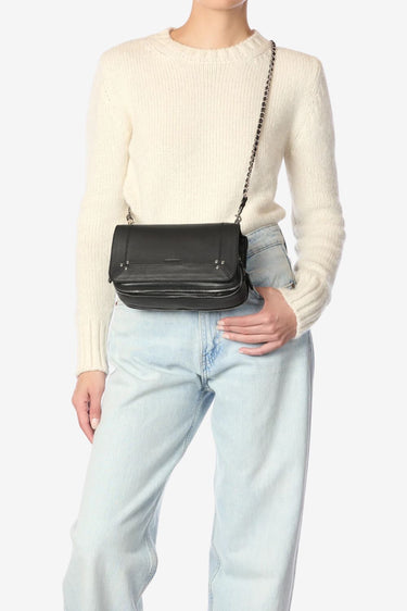 Jerome Dreyfuss crossbody Bobi 44BOBIAG lambskin noir silver