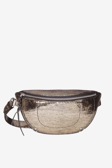 Jerome Dreyfuss crossbody Lino Banane 45LINOBCH lame champagne