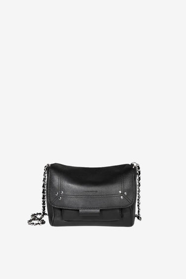 Jerome Dreyfuss crossbody Lulu S 44LULUSVE calfskin noir silver