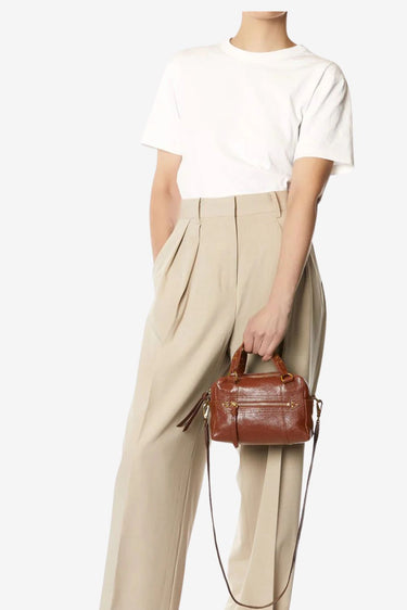 Jerome Dreyfuss handtas Lucky Bowling Mini 46LUCKYBOMICH noisette