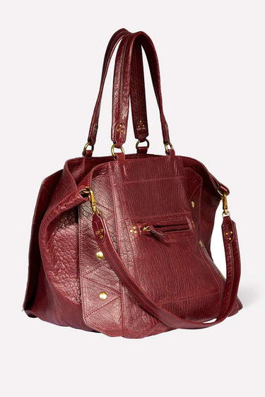 Jerome Dreyfuss shopper Roger 48ROGERAG Bubble Burgundy