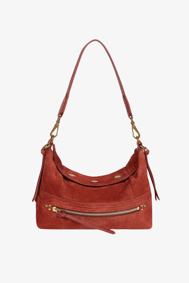 Jerome Dreyfuss crossbody Lucky Hobo Small 48LUCKHOSCR Rouille