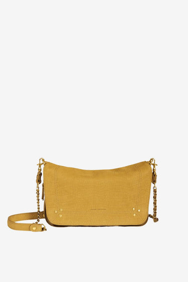 Jerome Dreyfuss crossbody Bobi S 47BOBISTA imprime croco moutarde