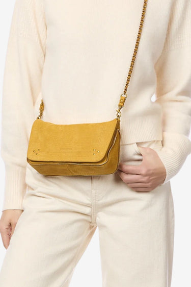 Jerome Dreyfuss crossbody Bobi S 47BOBISTA imprime croco moutarde