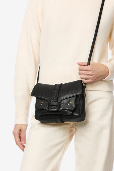 Jerome Dreyfuss crossbody Harry S 47HARRYSCH goatskin noir graine