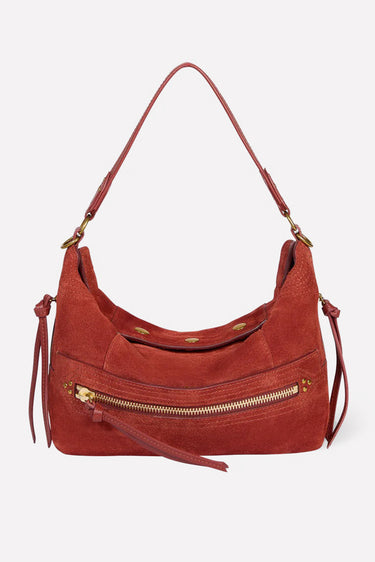 Jerome Dreyfuss crossbody Lucky Hobo Small 48LUCKHOSCR Rouille