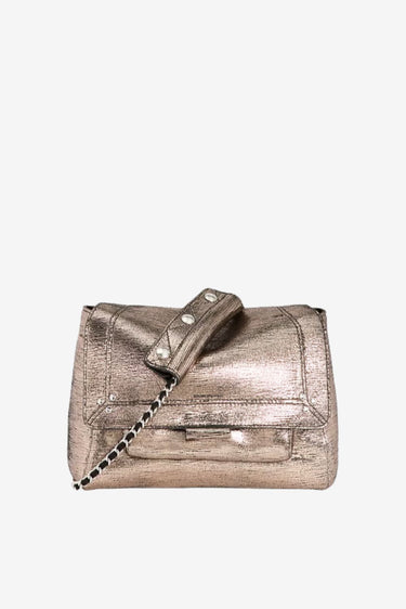 Jerome Dreyfuss crossbody Lulu M 44LULUMCH lame champagne