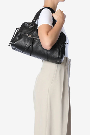 Jerome Dreyfuss handtas Lucky Bowling 47LUCKBOBU buffalo noir silver