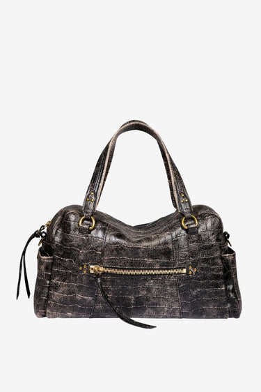 Jerome Dreyfuss handtas Lucky Bowling 47LUCKBOMO imprime croco grunge