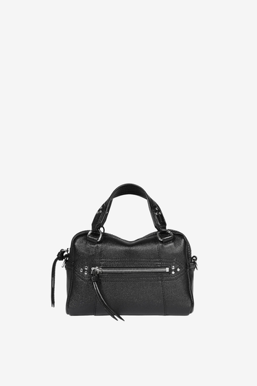Jerome Dreyfuss handbag Lucky Bowling Mini 46LUCKYBOMIBU buffalo black silver