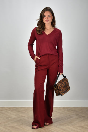 Joseph trui V Nk Ls JF009250 ruby