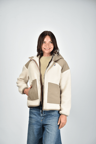 KWAY jas Angelique 4.0 Orsetto K7135LW A02 beige taupe/ecru