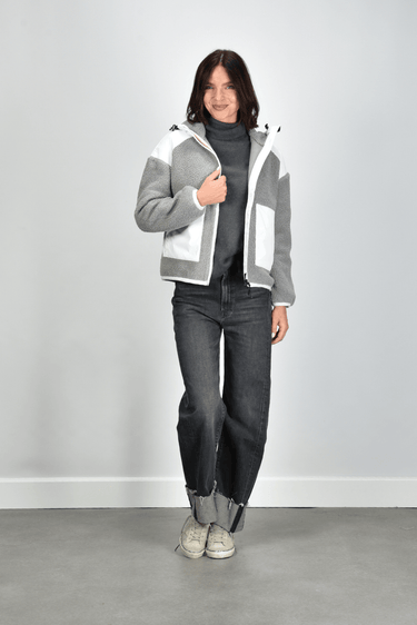 KWAY jas Angelique 4.0 Orsetto K7135LW B0R white natural/grey frost