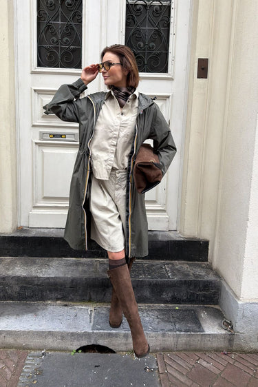 KWAY jas Delia K71383W green blackish