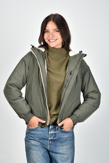 KWAY jas Le Vrai 4.0 Albine Orsetto K2133FW WMR green blackish