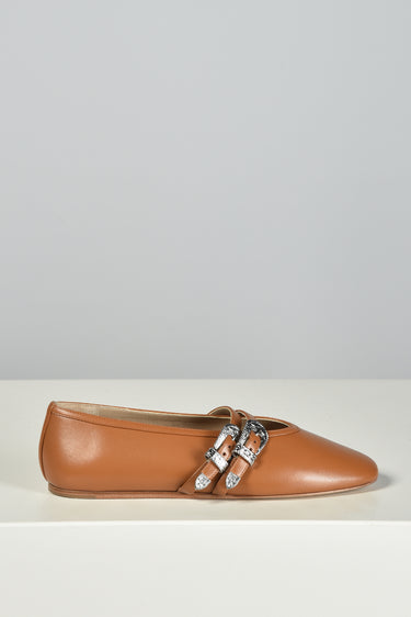 Le Monde Beryl ballerinas Claudia BCS-LEA-CAM camel