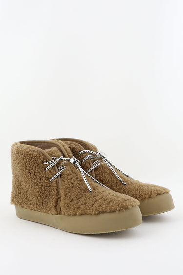 Le Monde Beryl enkellaarsjes Desert Shearling DBT-SHE-NUT nut