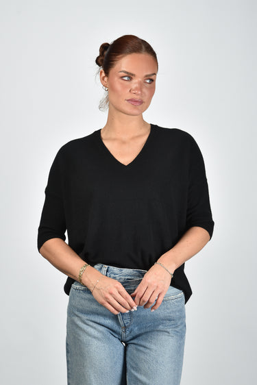 Les Tricots de Lea trui Martinettie 37774 noir