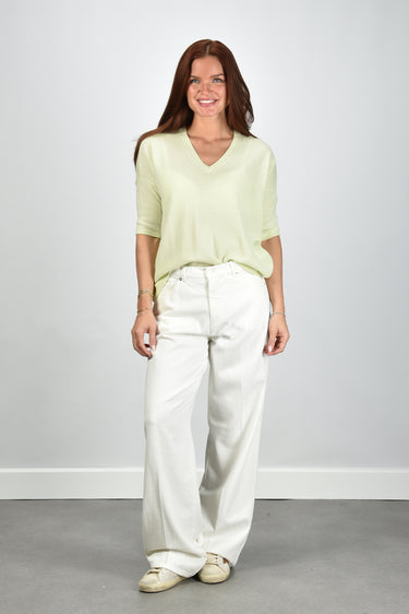 Les Tricots de Lea trui Martinettie 37774 water green