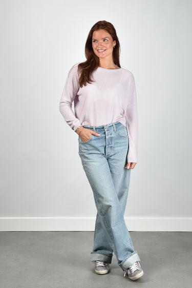 Les Tricots de Lea trui Monroe 37778 orchid