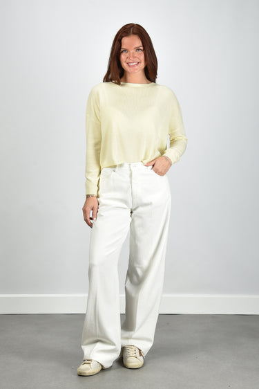 Les Tricots de Lea trui Monroe 37778 vanilla