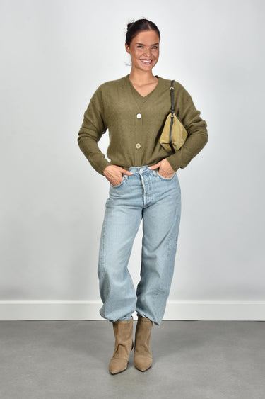 Les Tricots de Lea vest Grammya 37014 olive