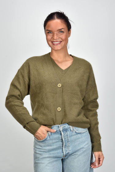 Les Tricots de Lea vest Grammya 37014 olive