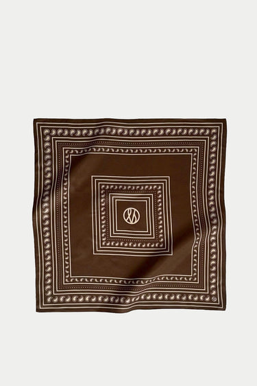 Lescarf shawl Paisley PMM50 mocha mousse/cream 50 cm