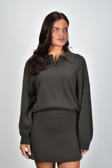 Lisa Yang trui Etta Sweater 2026054 dark fern