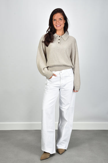 Lisa Yang trui Etta Sweater 2026054 sand