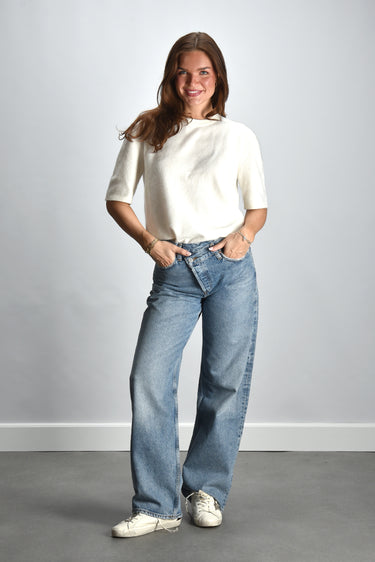 Lisa Yang trui Maren 2026061 cream brushed