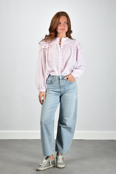 Marant Etoile blouse Christa HT0681FB-B3J04E light pink