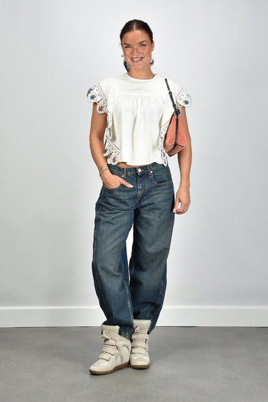 Marant Etoile blouse Marlie-Gb HT0930FA-D3J06E ecru
