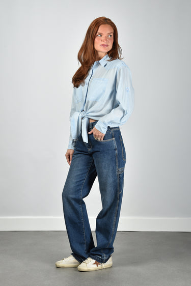 Marant Etoile blouse Valiane CH0304FA-D1I05E light blue