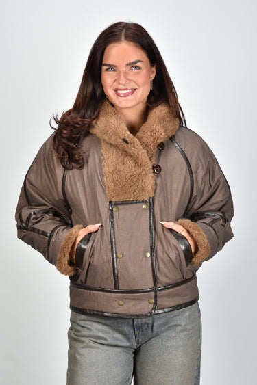 Marant Etoile jas Olinka-Gc VE0725FA-D3C01E brown