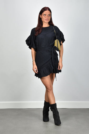 Marant Etoile jurk Melicia-Ga RO1183FA-D3J12E black