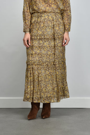 Marant Etoile rok Volomia JU0488FA-D1J14E khaki