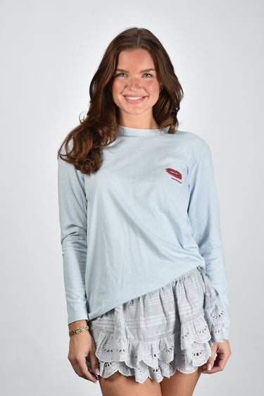 Marant Etoile t-shirt Martine TS0245FA-D1N06E powder blue