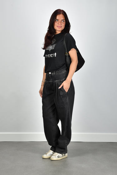 Marant Etoile t-shirt Zewel-Gz TS0001FB-A1N10E black