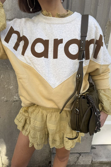 Marant Etoile trui Houston SW0006FA-A1M08E light ochre