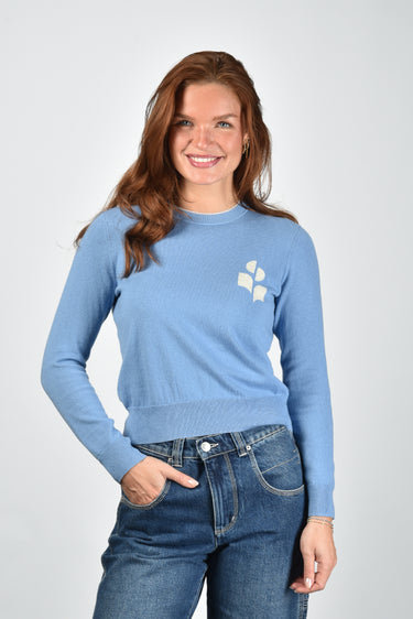 Marant Etoile trui Lanta PU0858FA-D1L16E dusky blue/light grey