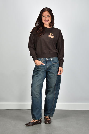 Marant Etoile trui Marisans-Gz PU0053FA-A1X05E chocolate