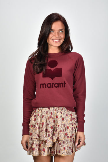 Marant Etoile trui Millyny-Gz SW0160FA-A1M07E burgundy/burgundy