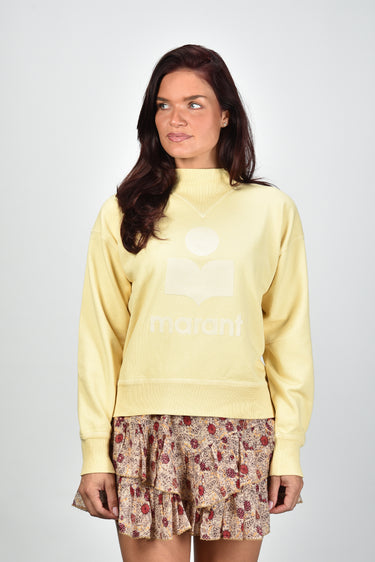 Marant Etoile trui Moby-Gz SW0003FA-D1M04E light yellow/ecru