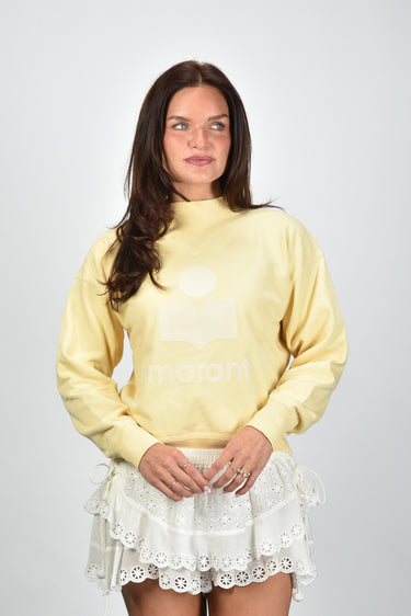 Marant Etoile trui Moby SW0003FA-D1M04E light yellow/ecru